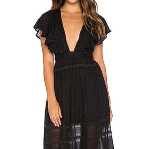 The Jetset Diaries Casablanca Black Maxi Dress
